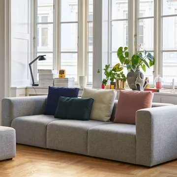 Mags sofa 2.5-seater - fabric Hallingdal 65 153 grey - HAY