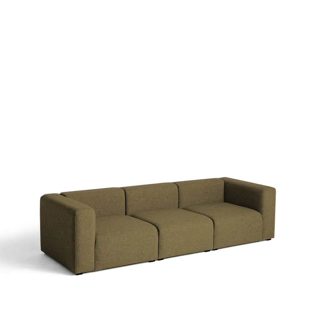 Mags sofa 3-seater, fabric Hallingdal 65 224 brown HAY