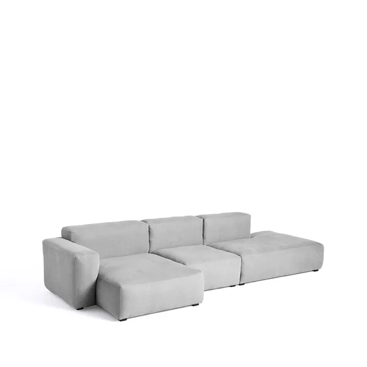 Mags Soft low modular sofa - Fabric Linara 443 tweed, left - HAY