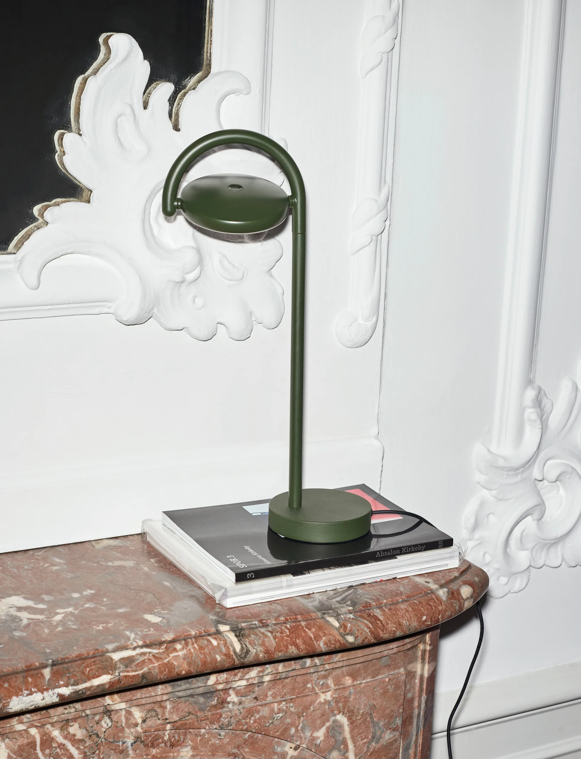 Marselis table table lamp, Khaki green HAY