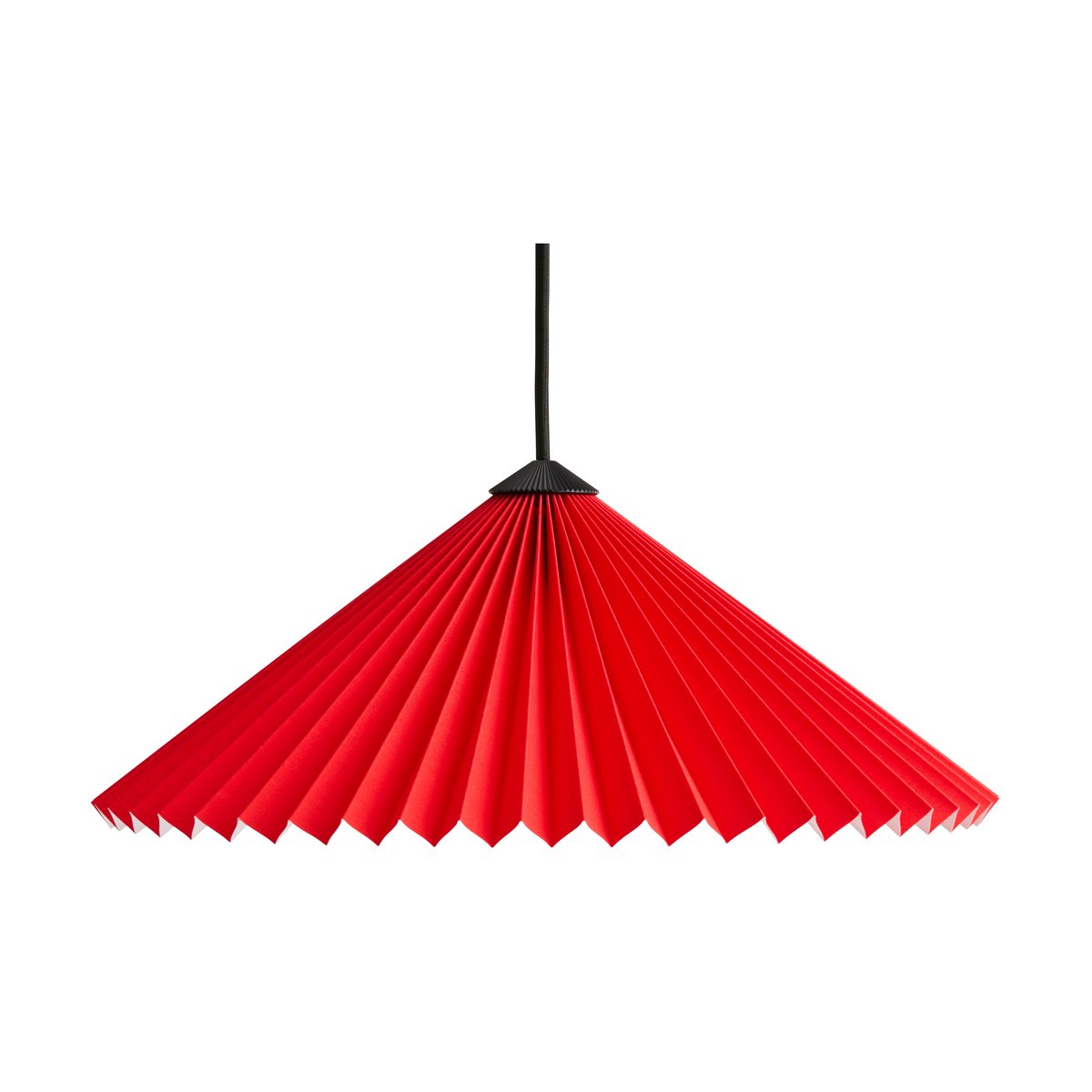 HAY Matin Pendant hanging lamp 38x38 cm Bright red | Scandinavian Design | Pendant lamps | Red