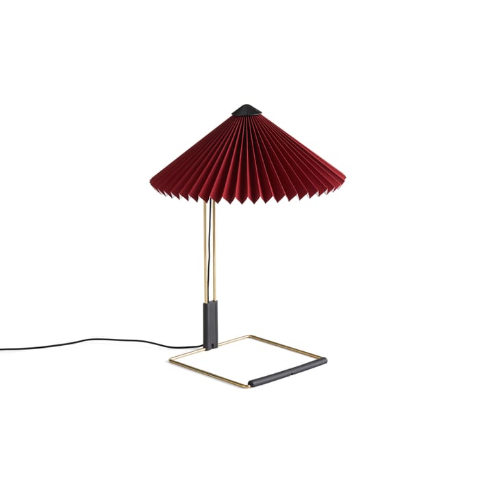 Matin table table lamp Ø30 cm - Oxide red shade - HAY