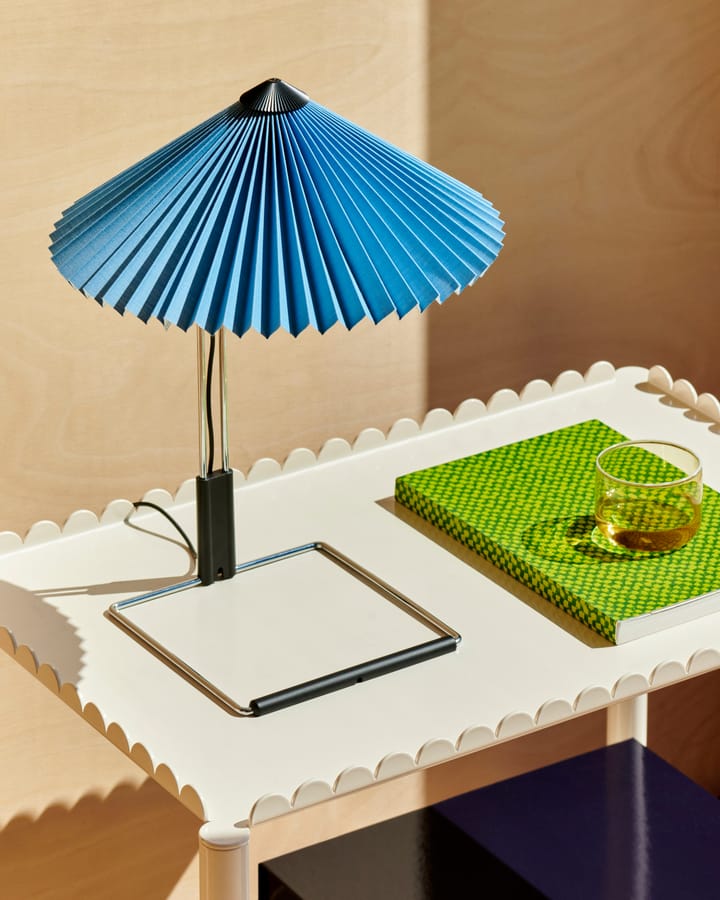 Matin table table lamp Ø30 cm - Placid blue-steel - HAY