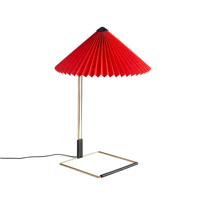 Matin table table lamp Ø38 cm - Bright red shade - HAY