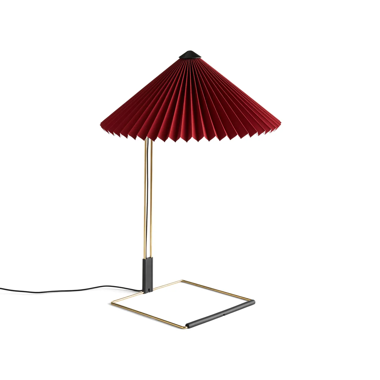 HAY Matin table table lamp o38 cm Oxide red shade | Scandinavian Design | Desk & table lamps | Red
