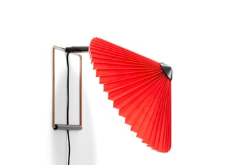 Matin wall lamp Ø30 cm - Bright red shade - HAY