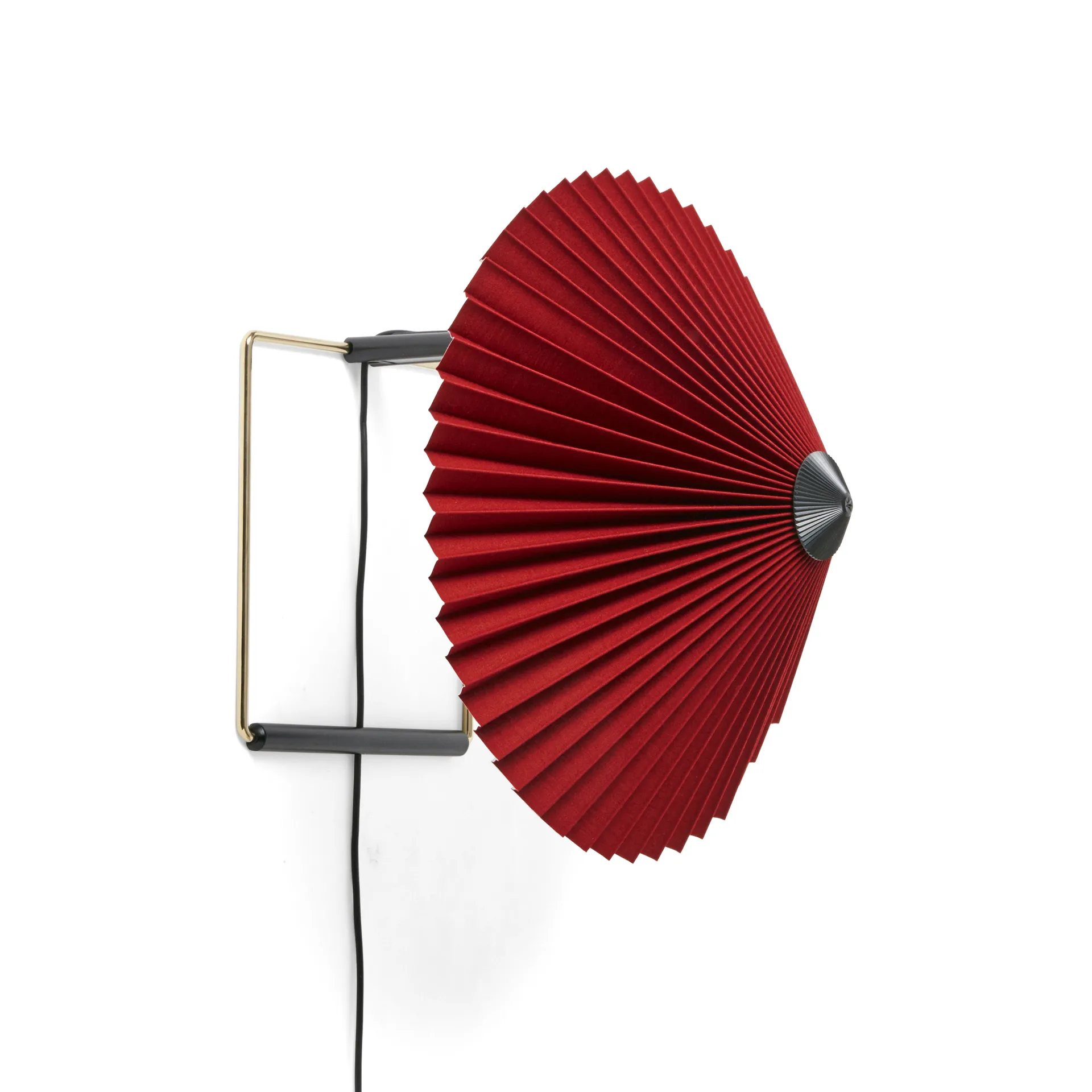 Matin wall lamp Ø30 cm, Oxide red shade HAY
