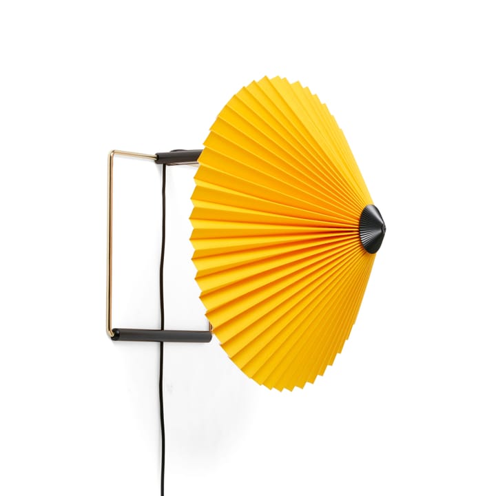 Matin wall lamp Ø30 cm - Yellow shade - HAY