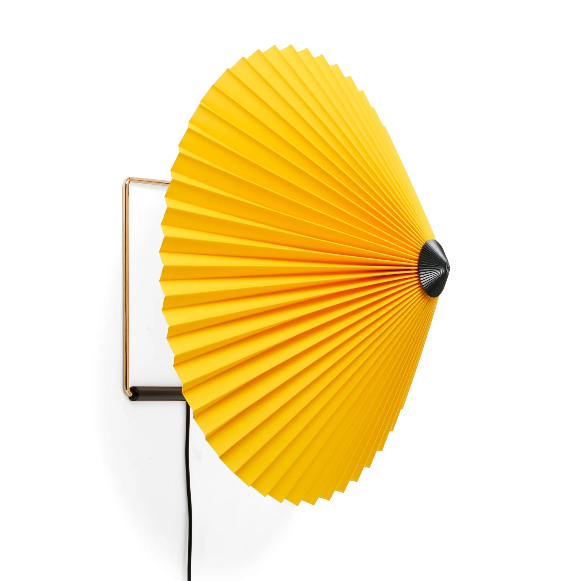 Matin wall lamp Ø38 cm, Yellow shade HAY