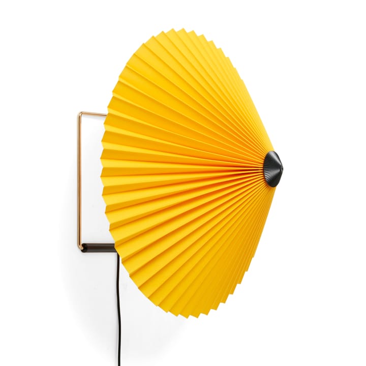 Matin wall lamp Ø38 cm - Yellow shade - HAY