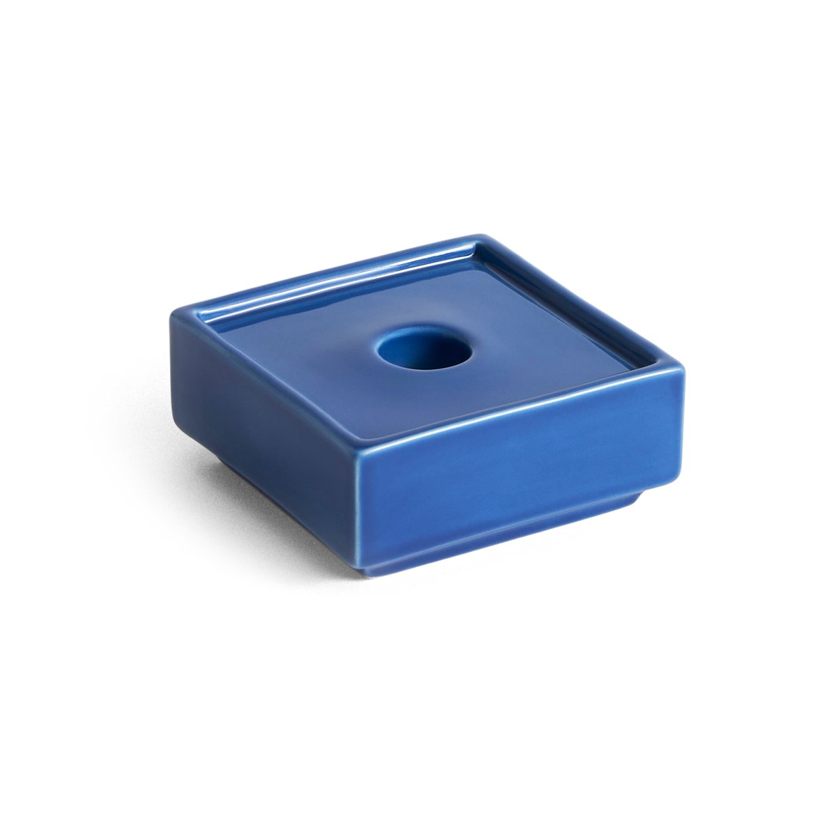 HAY Mattone candle sticks small Blue | Scandinavian Design | Tea light holders, lanterns & candle dishes | Blue