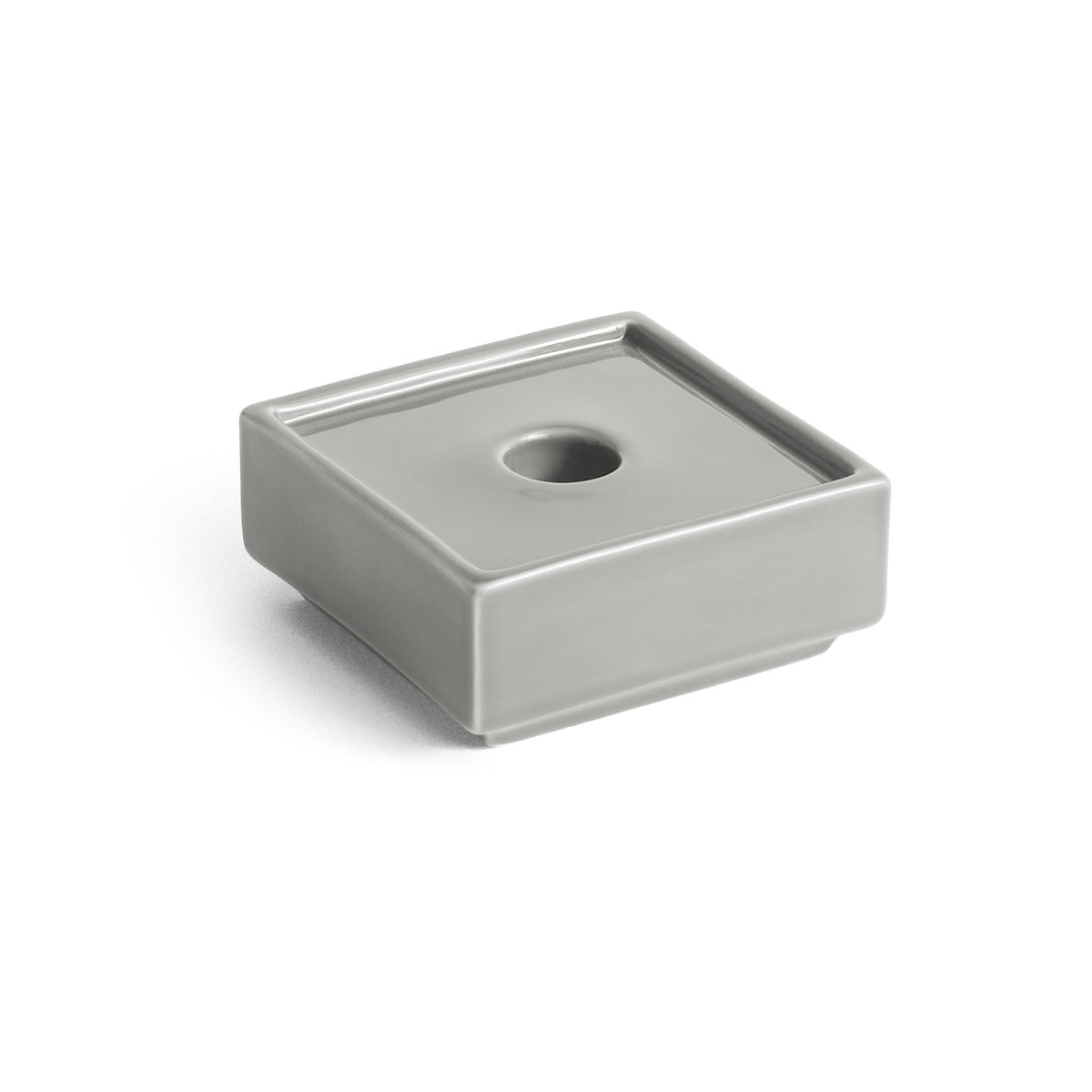 HAY Mattone candle sticks small Light grey | Scandinavian Design | Tea light holders, lanterns & candle dishes | Grey