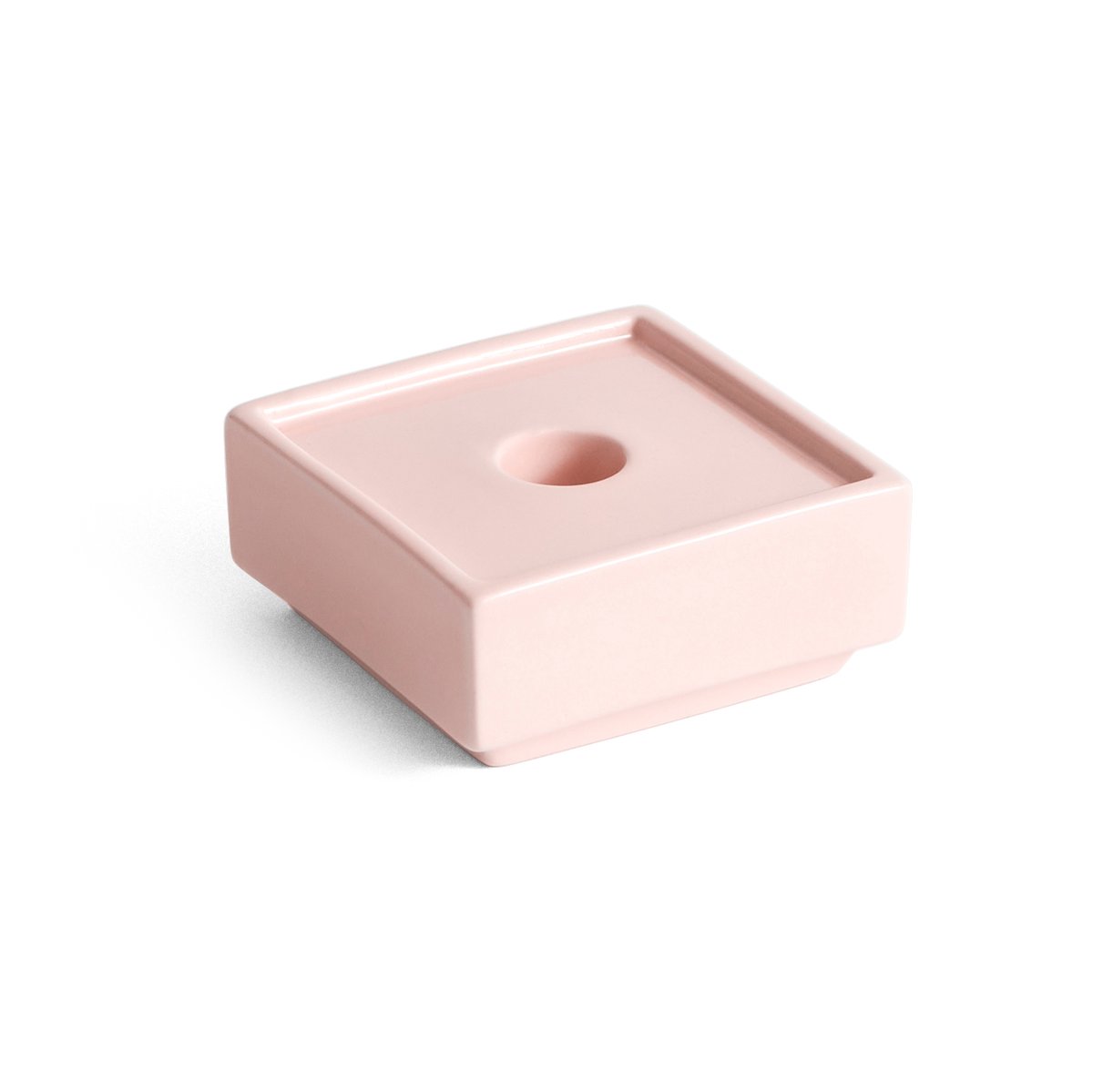 HAY Mattone candle sticks small Light pink | Scandinavian Design | Tea light holders, lanterns & candle dishes | Pink