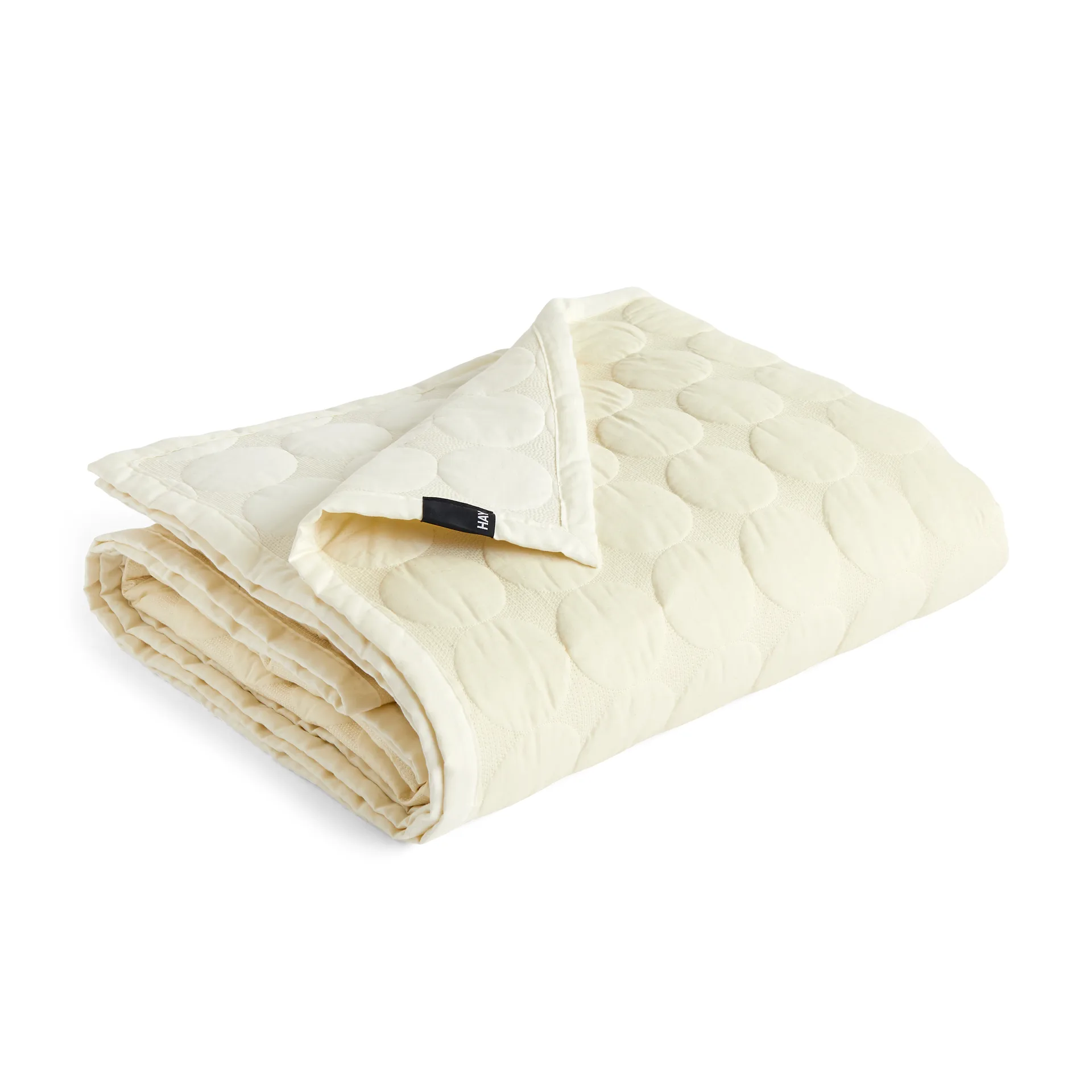 Mega Dot organic bedspread 195x245 cm, Ivory HAY