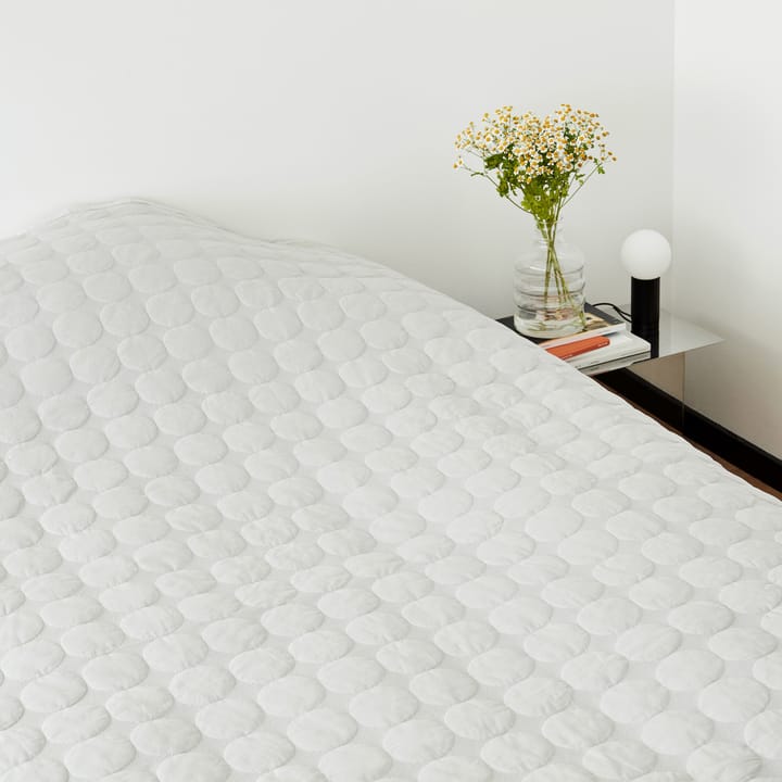 Mega Dot throw 195x245 cm, Light grey HAY