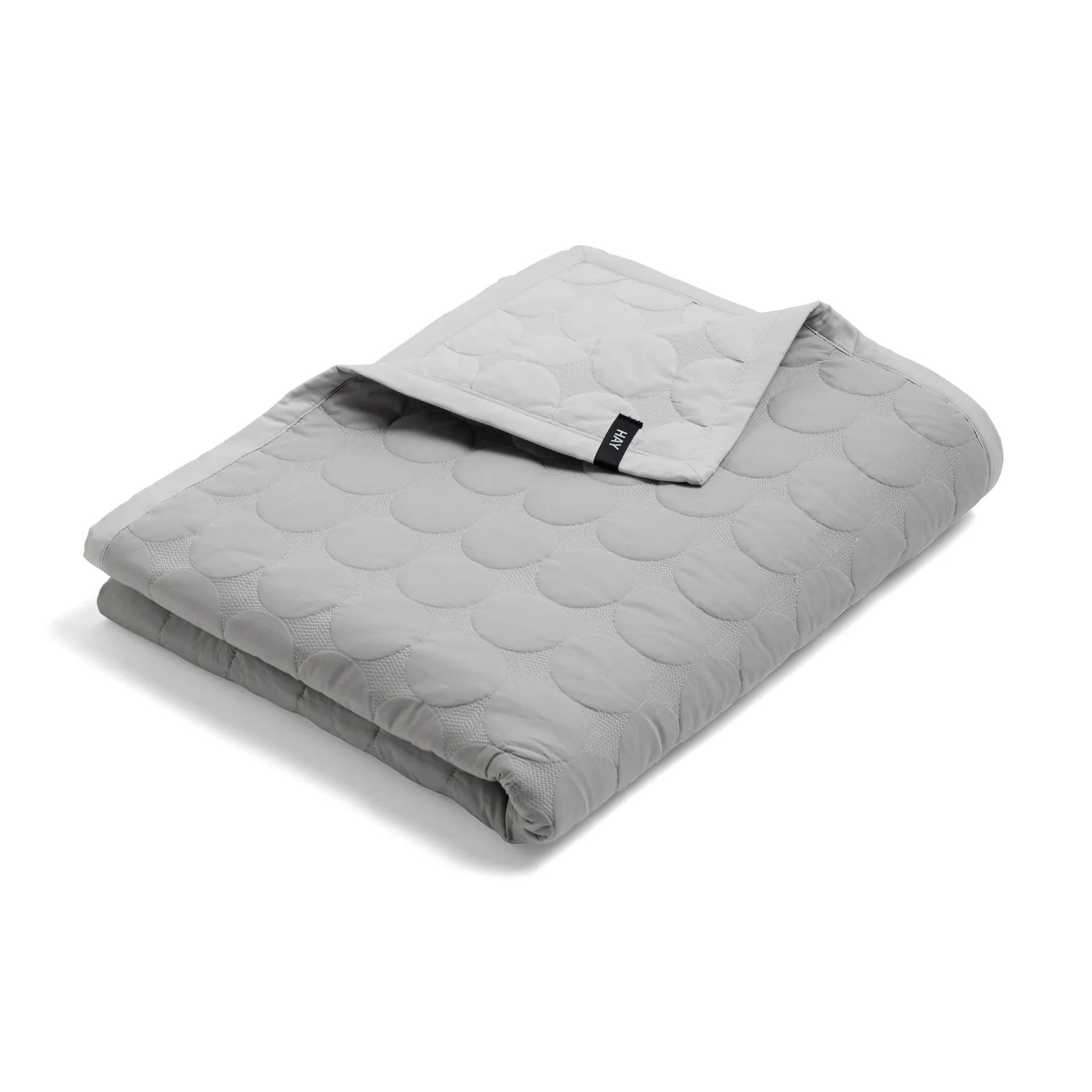 Mega Dot throw 235x245 cm, Light grey HAY