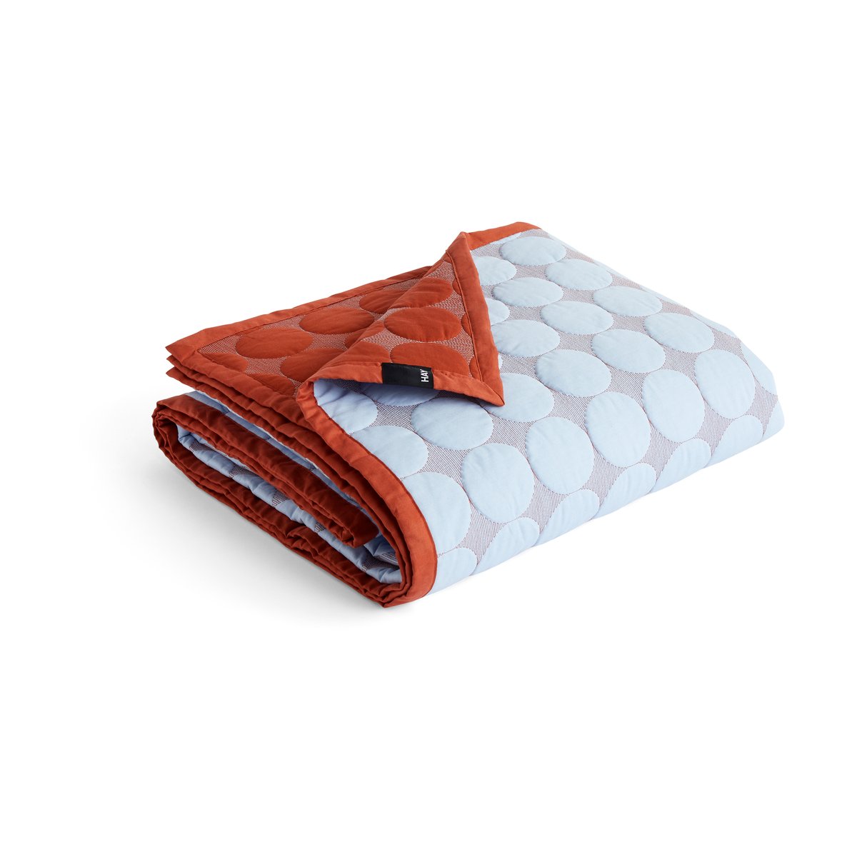HAY Mega Dot throw 260x260 cm Light blue | Scandinavian Design | Bedspreads & throws | Blue