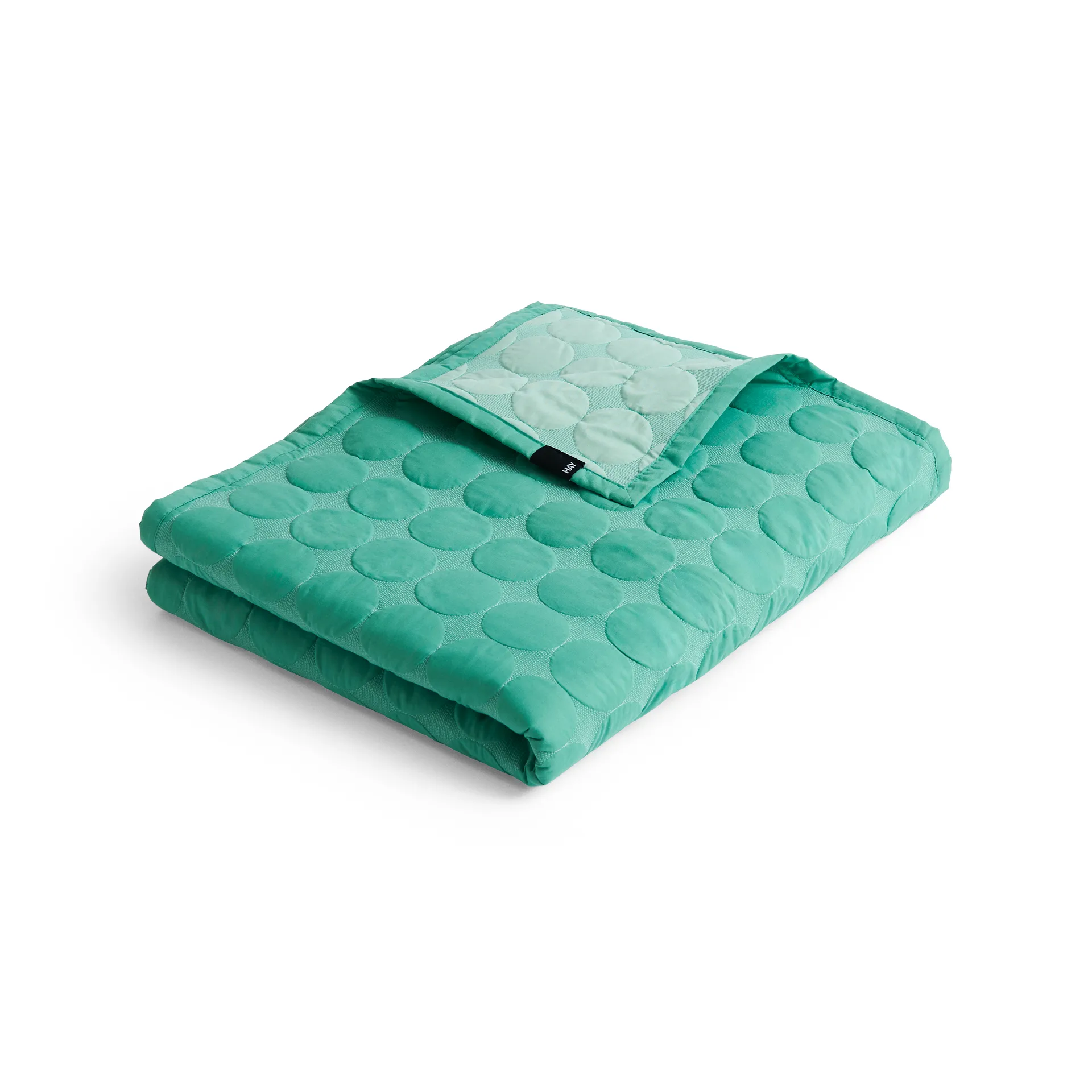 Mega Dot throw organic 235x245 cm, Sea green HAY