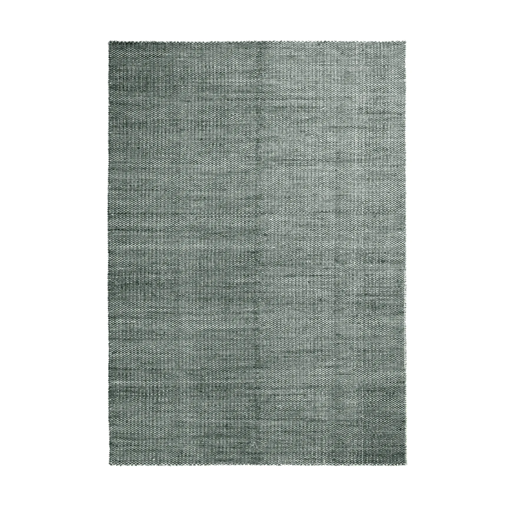 Moiré kelim rug 140x200 cm, Dark green HAY