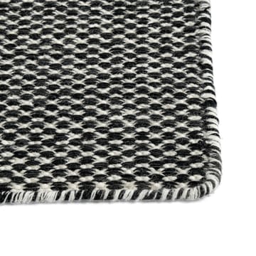 Moiré kelim rug 170x240 cm - Black - HAY