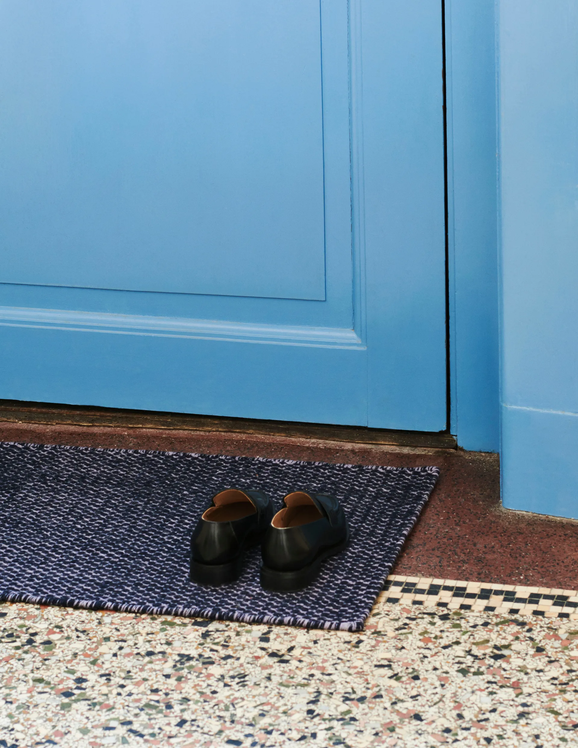 Moiré kilim rug 52x95 cm, Lilac HAY