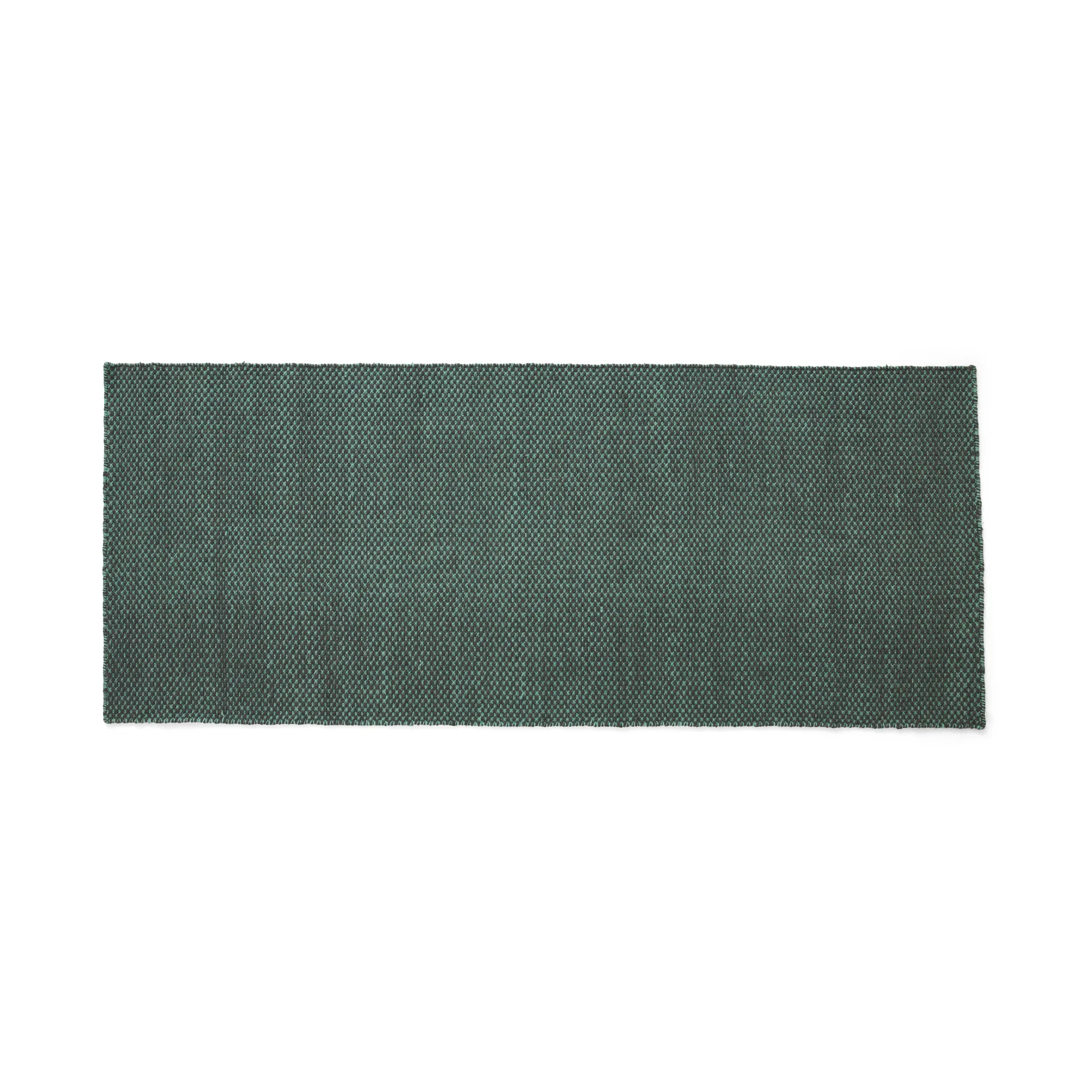 Moiré kilim rug 80x200 cm, Emerald gren HAY