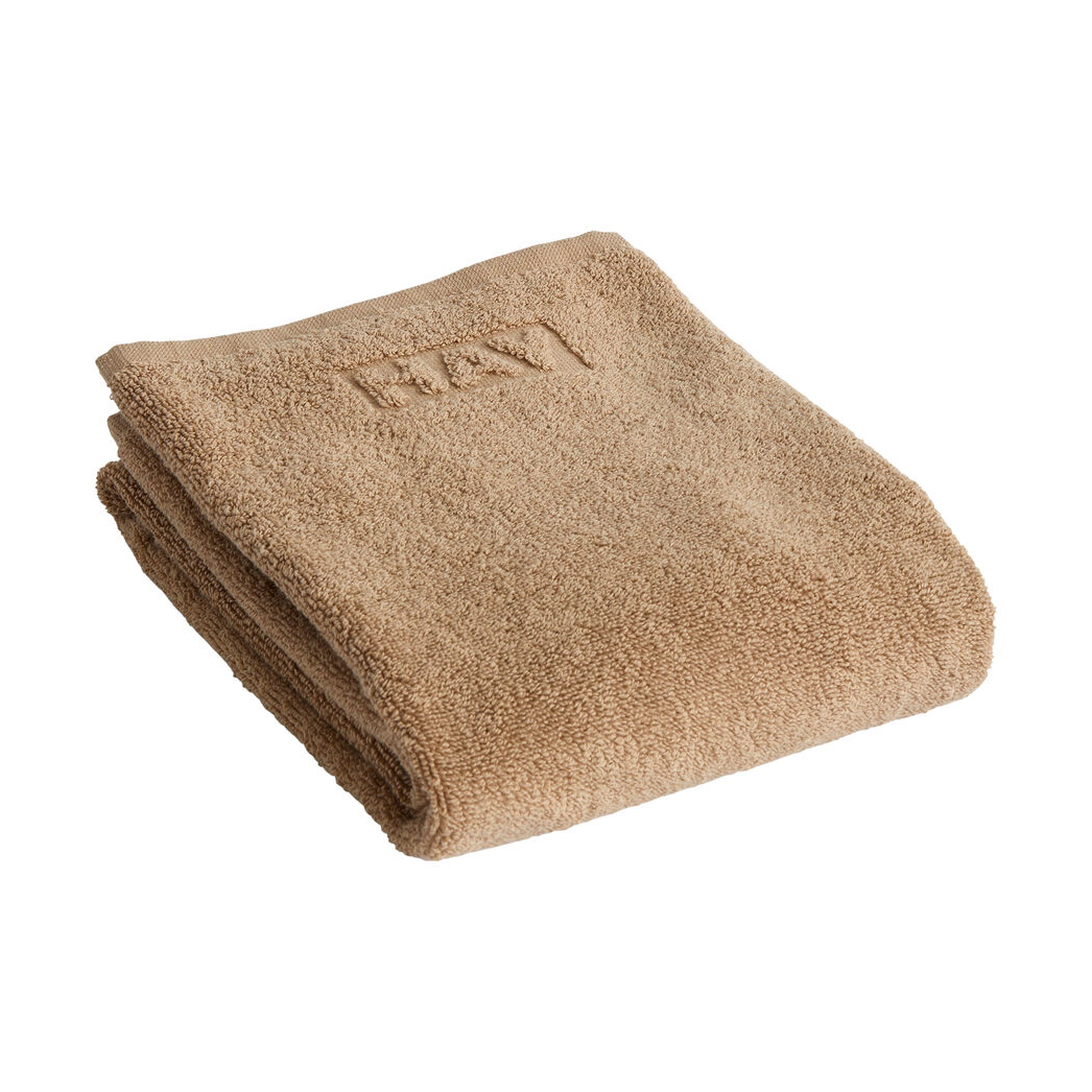 HAY Mono towel 50x90 cm Cappuccino | Scandinavian Design | Hand towels | Brown