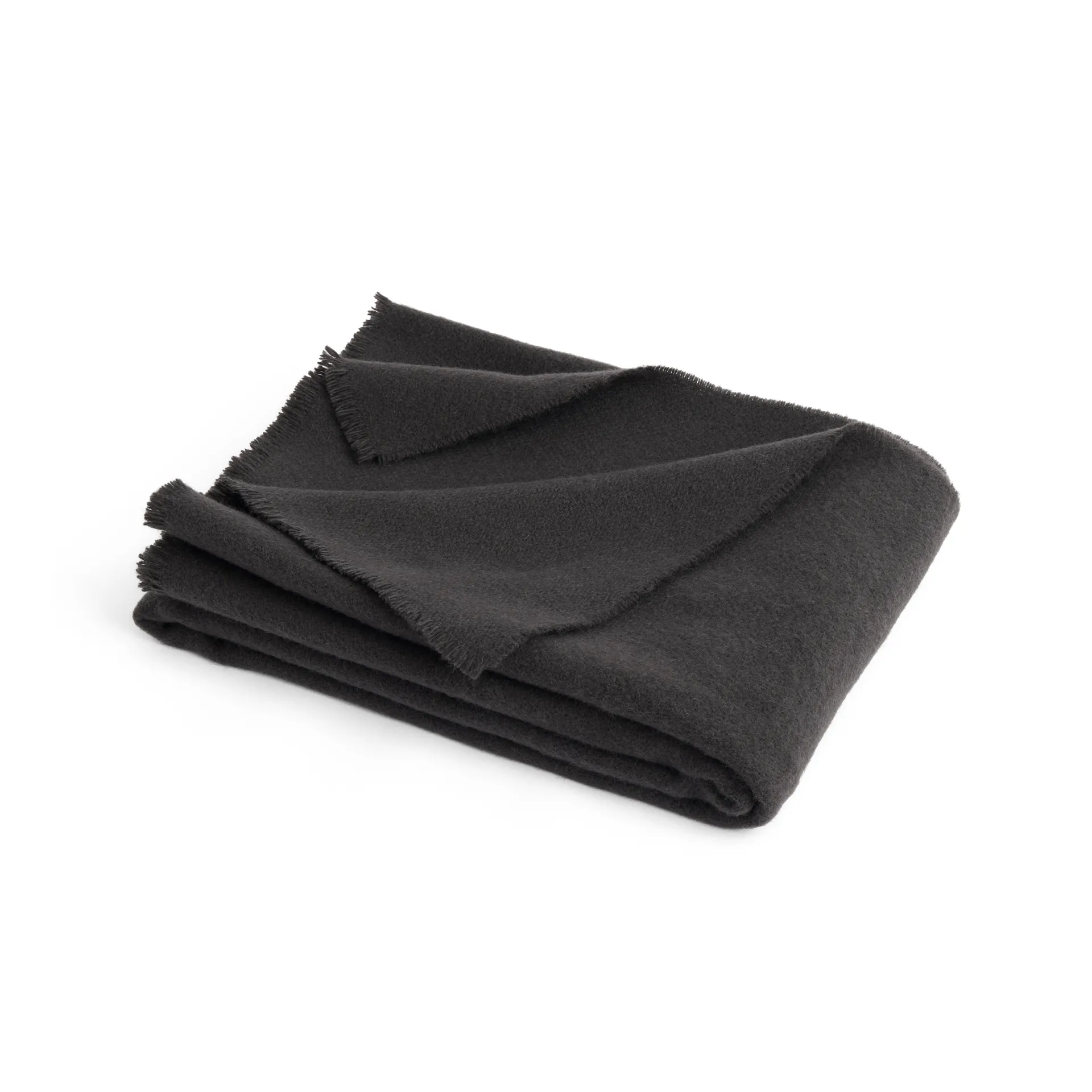 Mono wool throw 130x180 cm, Charcoal HAY