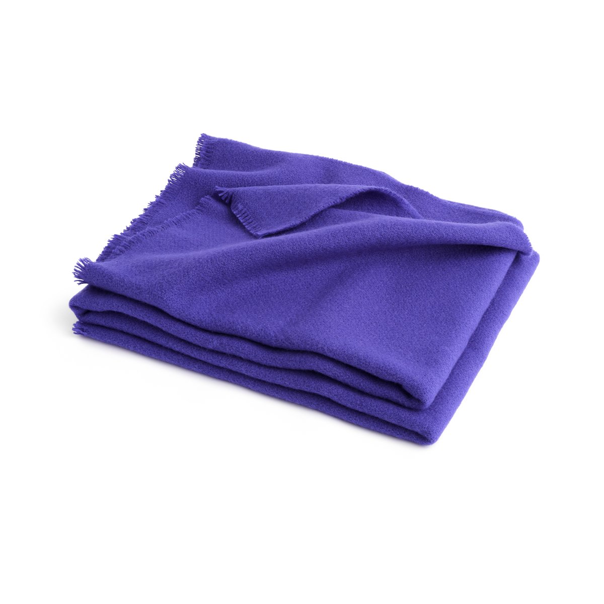 HAY Mono wool throw 130x180 cm Deep purple | Scandinavian Design | Wool blankets & throws | Purple