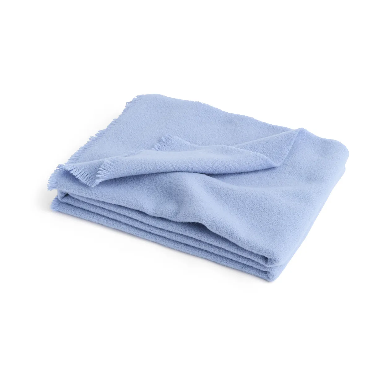 HAY Mono wool throw 130x180 cm Light blue | Scandinavian Design | Wool blankets & throws | Blue