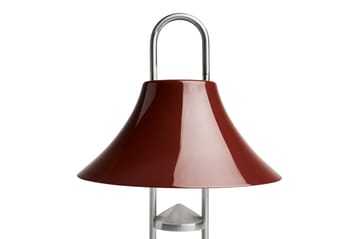 Mousqueton portable table lamp 30.5 cm - Iron red - HAY