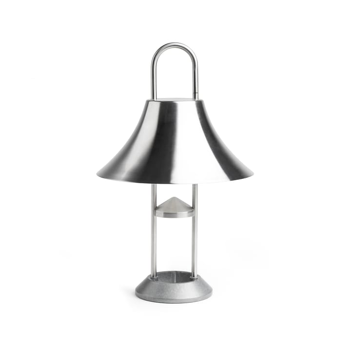 Mousqueton portable table lamp, Brushed stainless steel HAY