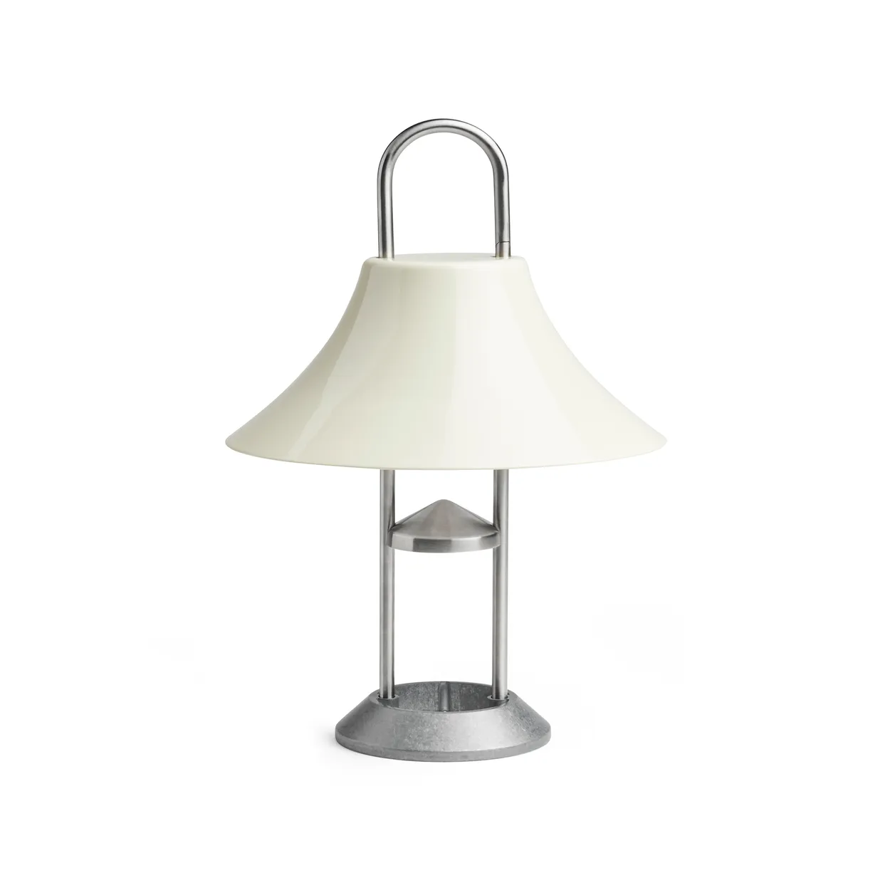 HAY Mousqueton portable table lamp Oyster white | Scandinavian Design | Desk & table lamps | White