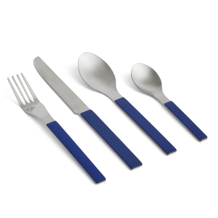 MVS cutlery set 4 pieces - Dark blue - HAY