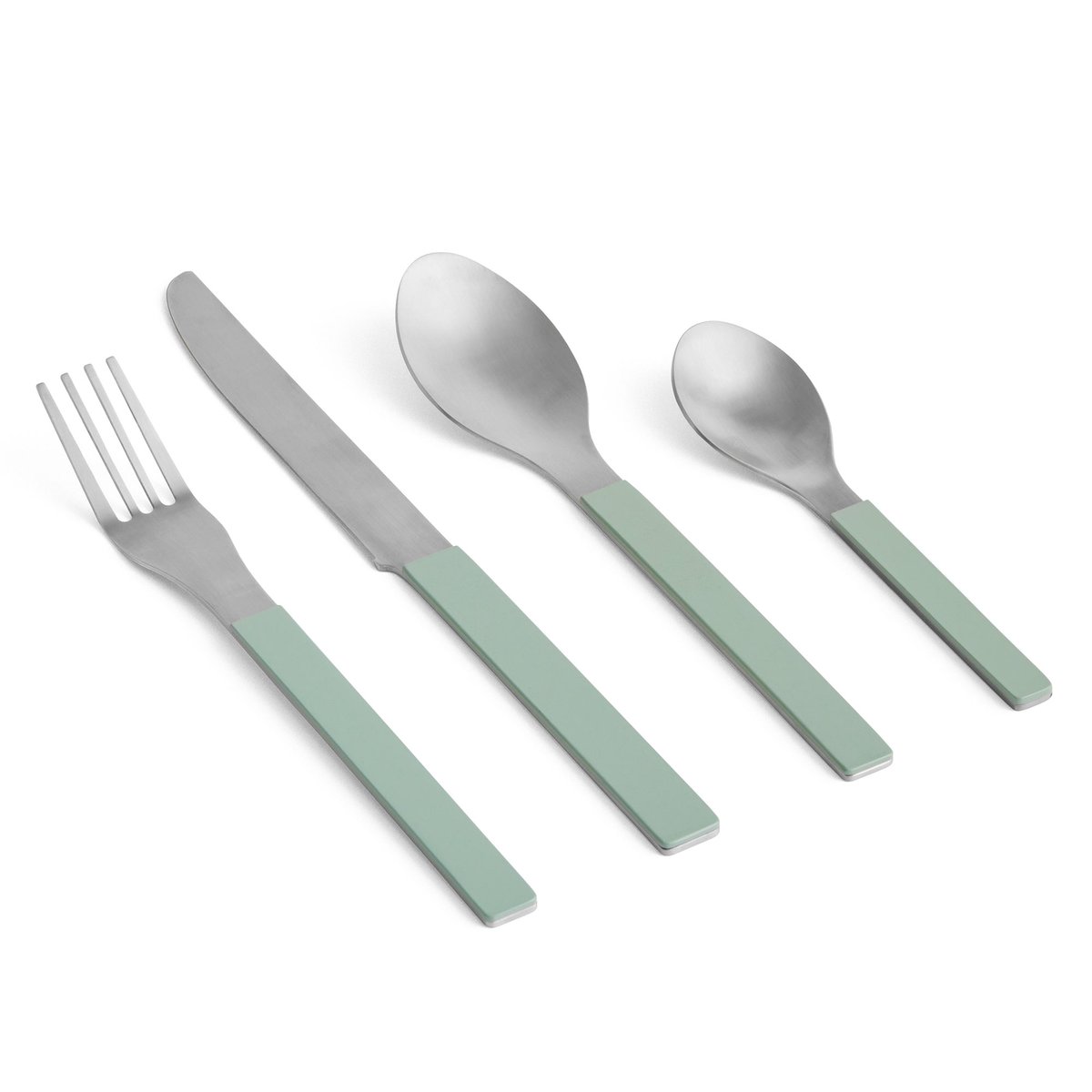 HAY MVS cutlery set 4 pieces Green | Scandinavian Design | Cutlery sets | Green