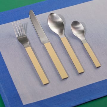 MVS cutlery set 4 pieces - Yellow - HAY