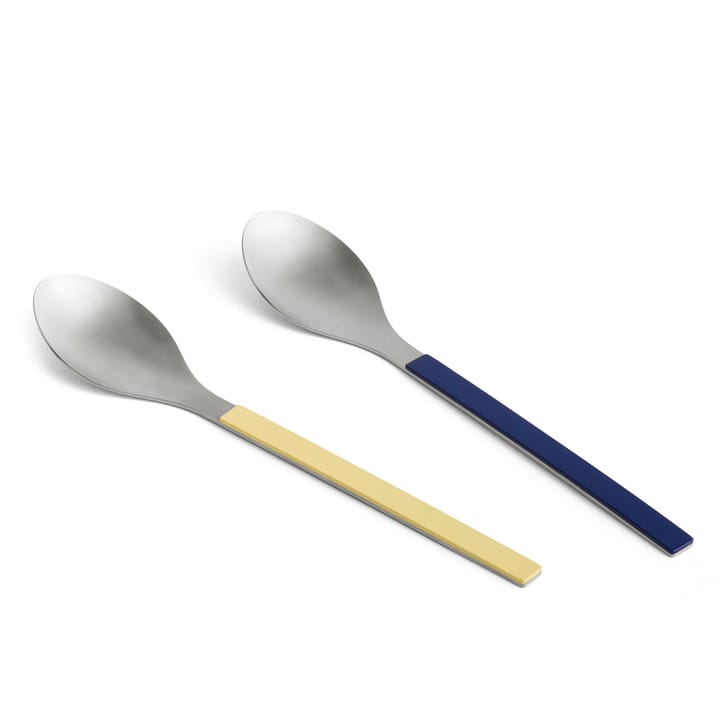 MVS serving spoon 2-pack - Dark blue-yellow - HAY