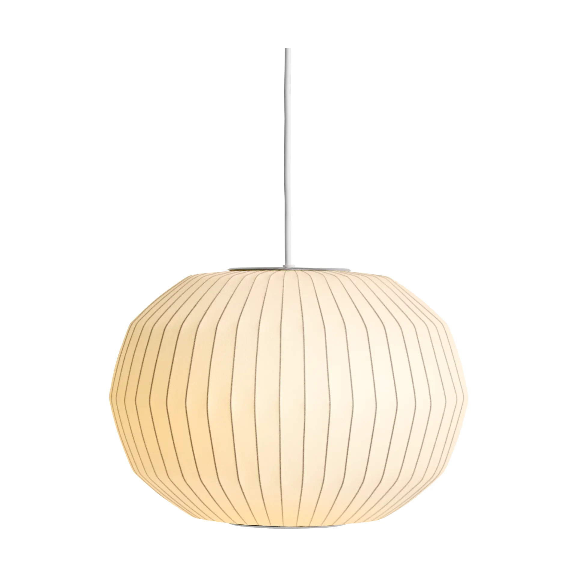 Nelson Bubble Angled sphere pendant S, Off white HAY