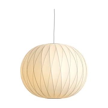 Nelson Bubble Ball crisscross pendant lamp M - Off white - HAY