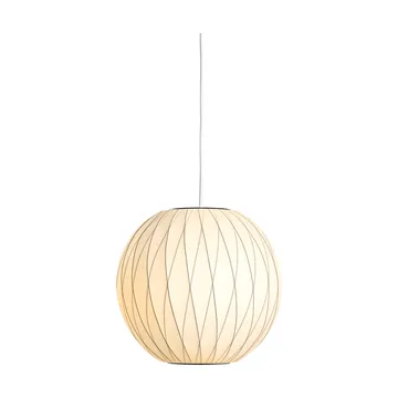Nelson Bubble Ball crisscross pendant lamp S - Off white - HAY