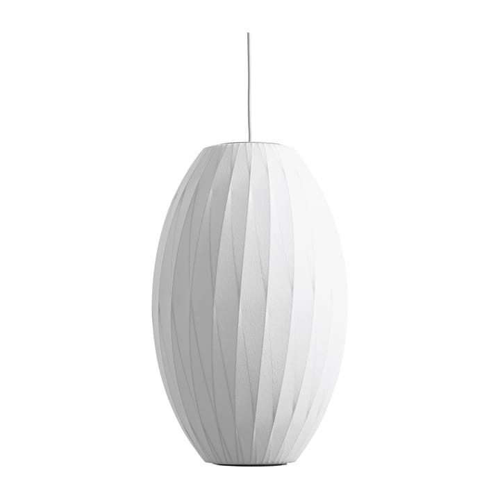 Nelson Bubble Cigar crisscross pendant lamp M - Off white - HAY