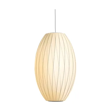 Nelson Bubble Cigar crisscross pendant lamp M - Off white - HAY