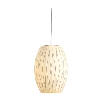 Nelson Bubble Cigar crisscross pendant lamp S - Off white - HAY