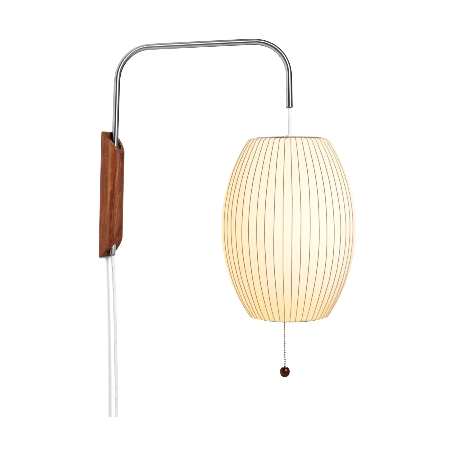 Nelson Bubble Cigar wall lamp, Off white HAY
