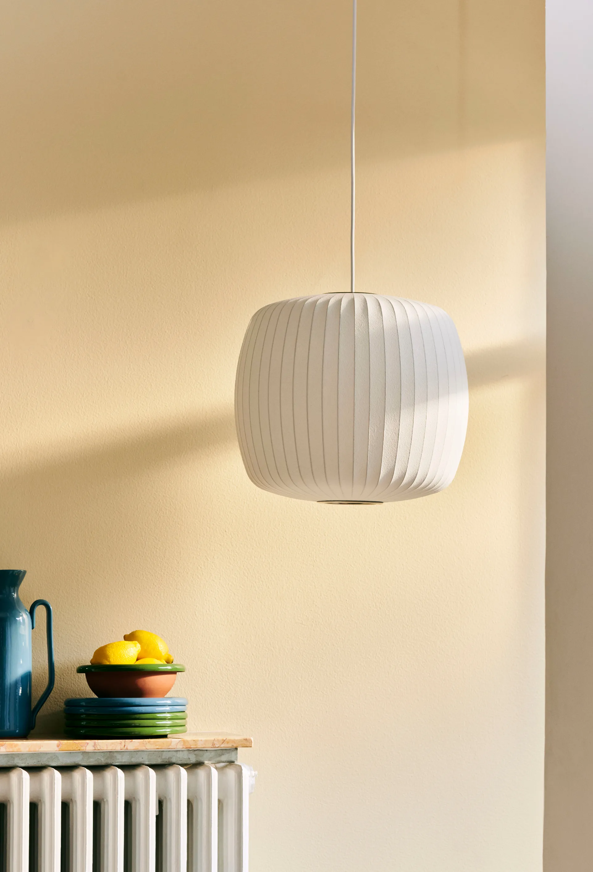 Nelson Bubble Roll pendant M, Off white HAY