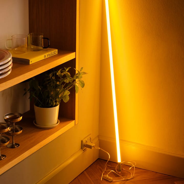 Neon Tube Slim fluorescent lamp 120 cm - Yellow, 120 cm - HAY