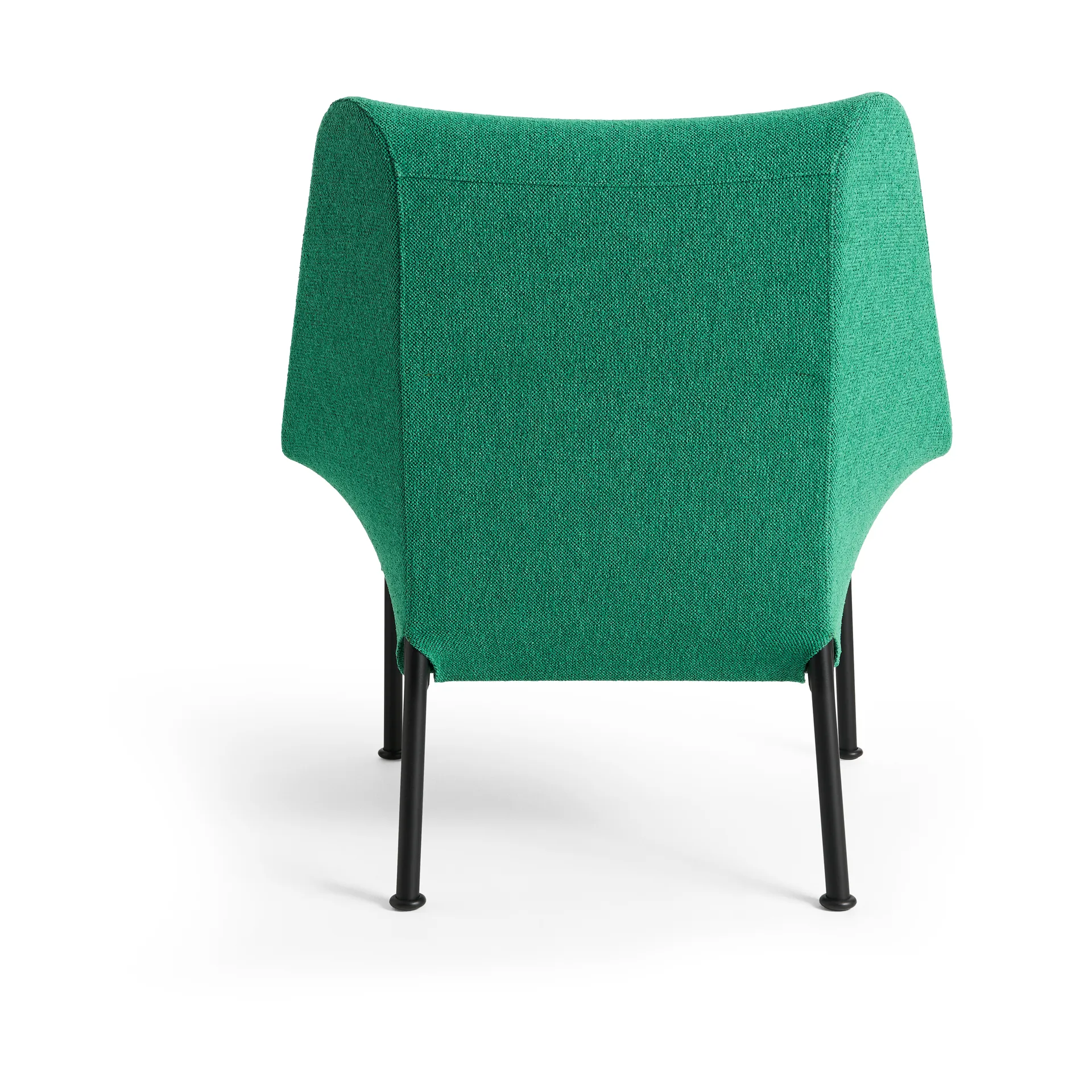 O2 Lounge Chair armchair, Soft green-black lacquered steel HAY