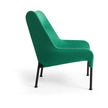 O2 Lounge Chair armchair - Soft green-black lacquered steel - HAY