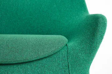 O2 Lounge Chair armchair - Soft green-black lacquered steel - HAY
