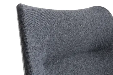 O2 Lounge Chair armchair - Soft grey-black lacquered steel - HAY